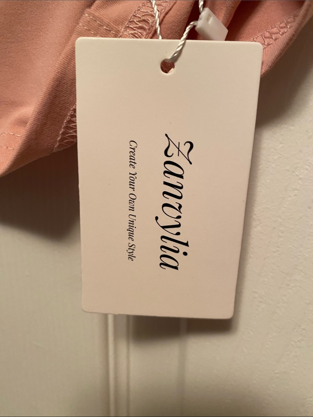 Zanvylia Long Sleeve Women’s Top — Blush Pink…size L - Picture 4 of 4